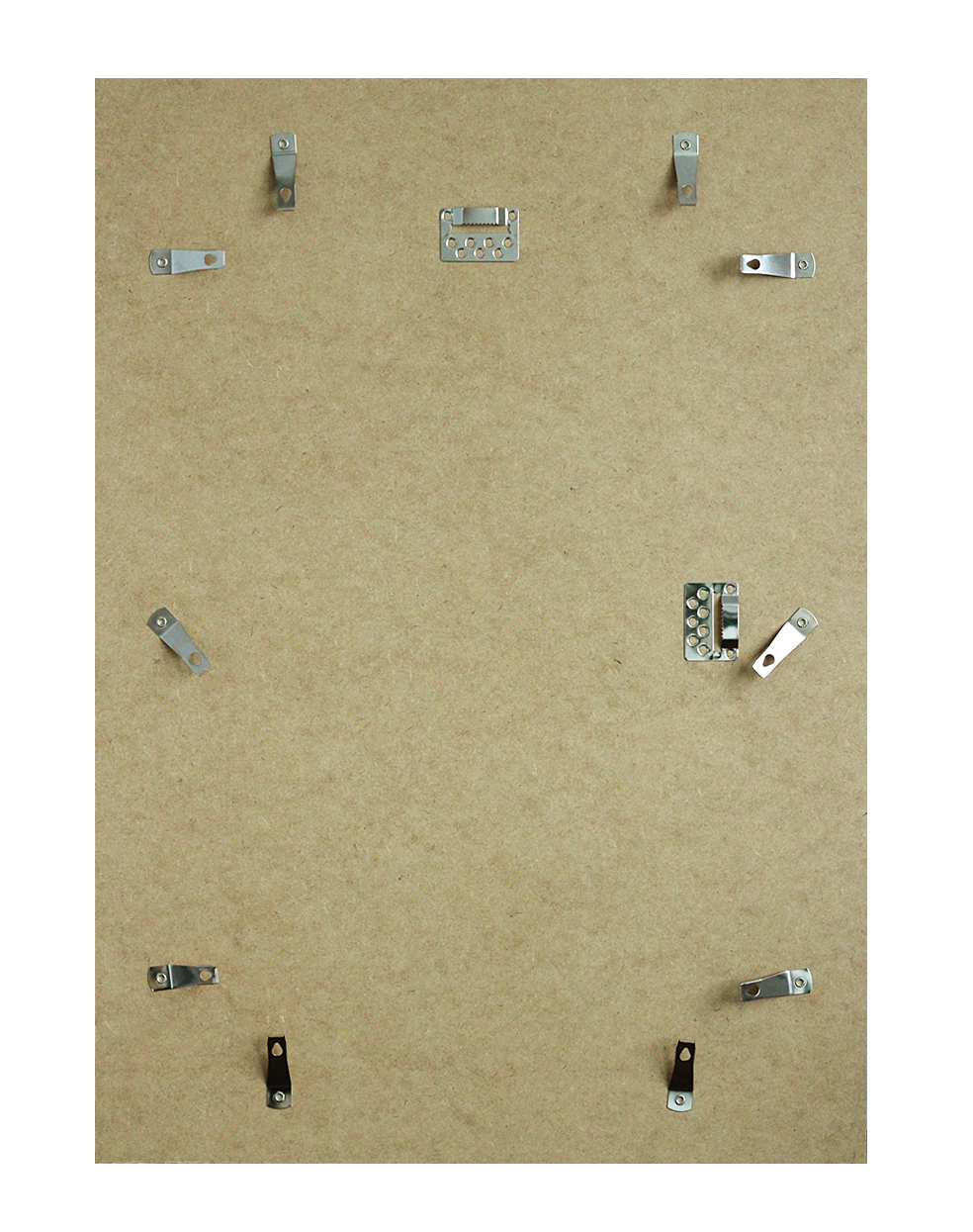 Dos en MDF avec clips de rotation pour cadres en aluminium/plastique